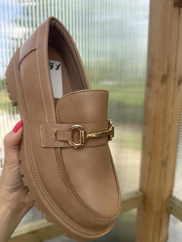 Worker 6 beżowy z wędzidłem Woman Key PP-7 khaki