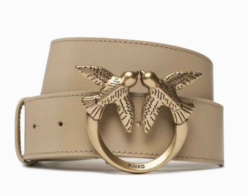 Pasek Pinko Love Berry H4 Belt Vit. Seta PE 26 PLT01 100120 A0F1 beige