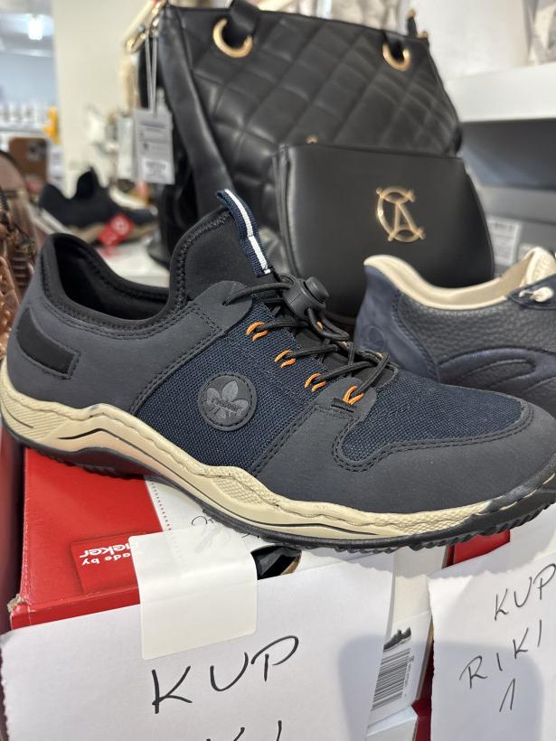 Riki 2 granatowy Adidas na gumki L0593-14