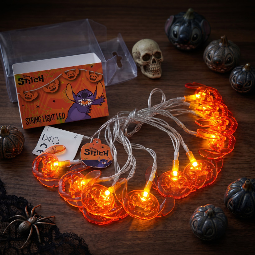 Lampki led z motywem Stitch na Halloween