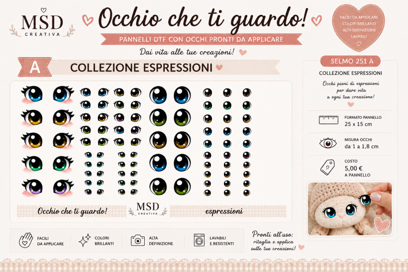 DTF "OCCHIO CHE TI GUARDO"