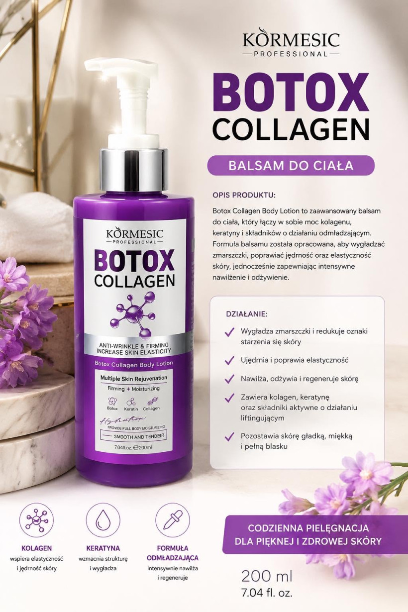 Balsam do ciała Kormestic- BOTOX COLLAGEN
