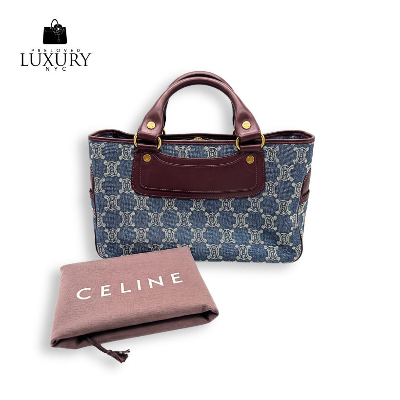 CELINE Boogie Bag Denim