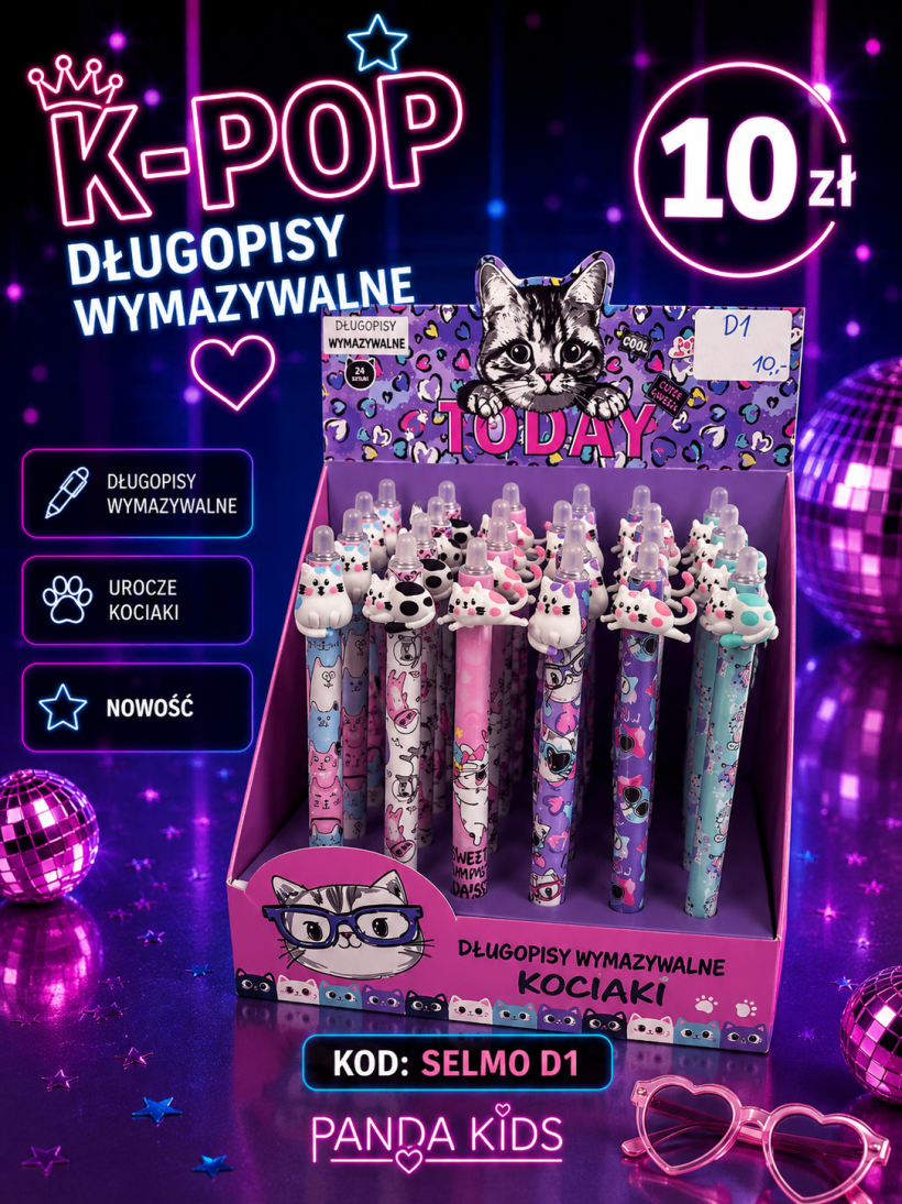 Długopis kotek