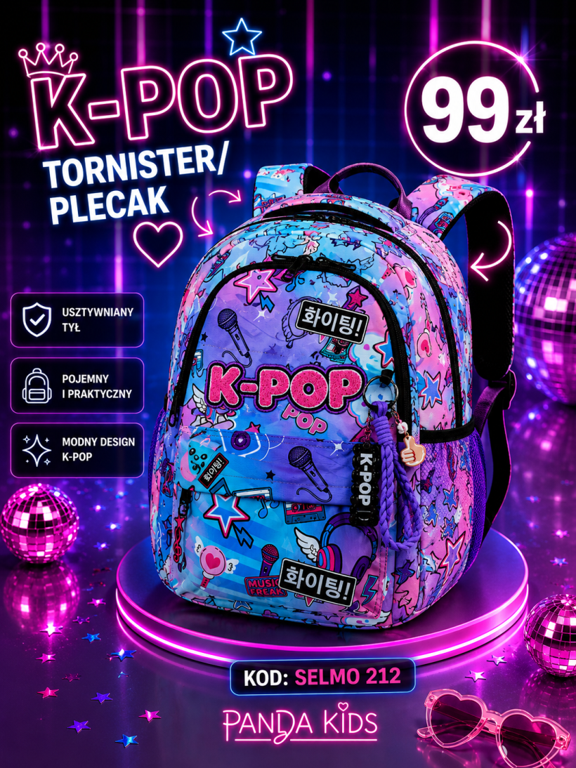Plecak K-POP