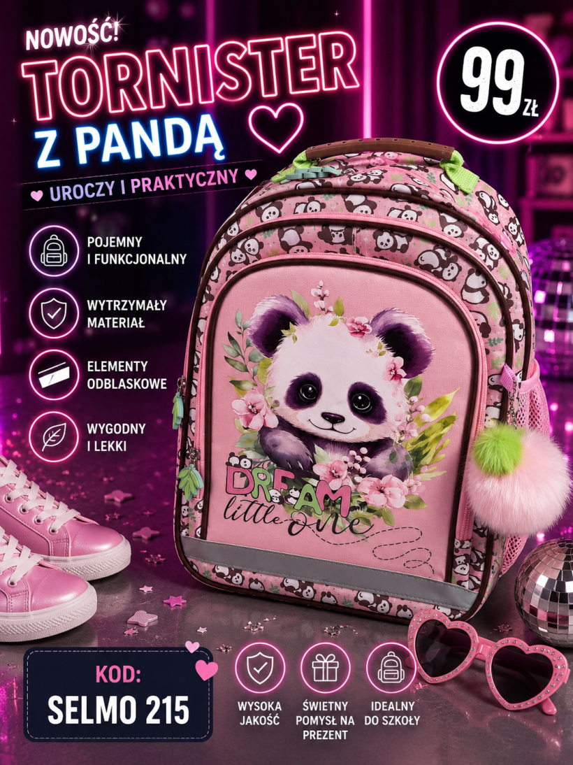 Tornister panda