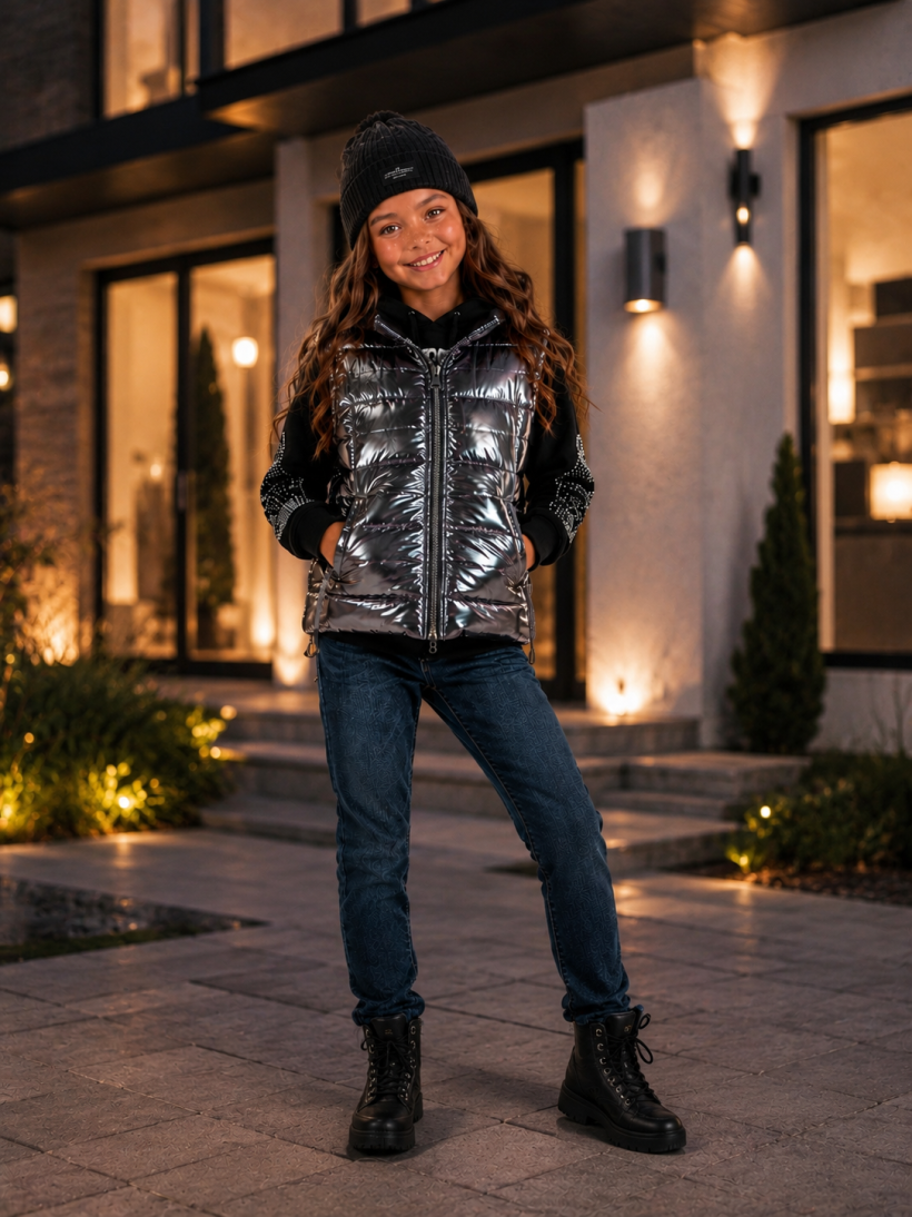Jeansy dziewczynka KW 1250 jeans