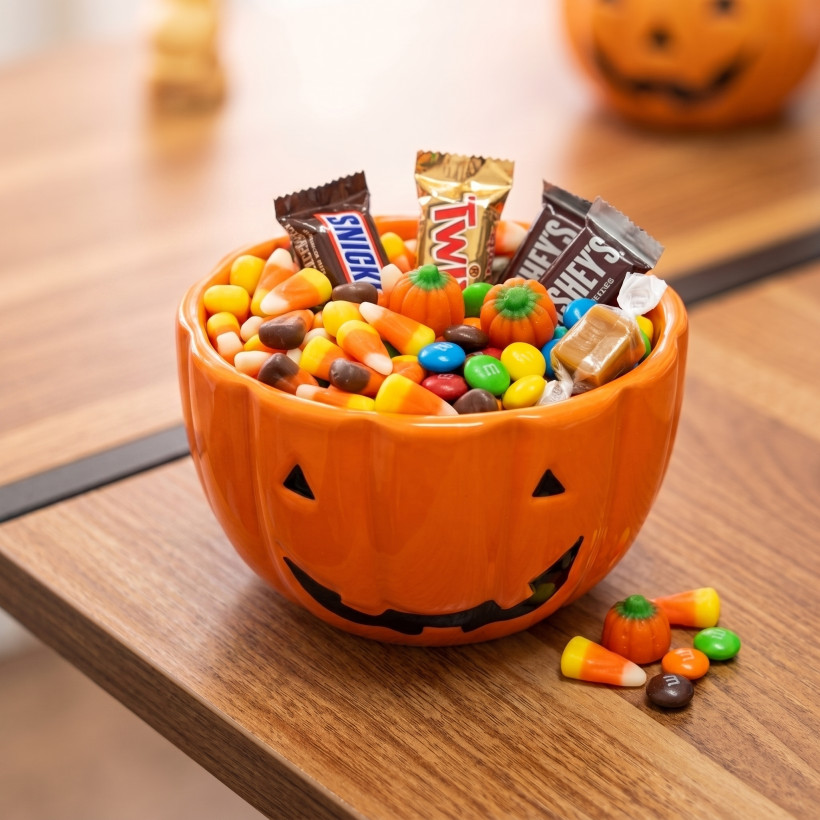 Miska ceramiczna Dynia  halloween średnica 13cm 