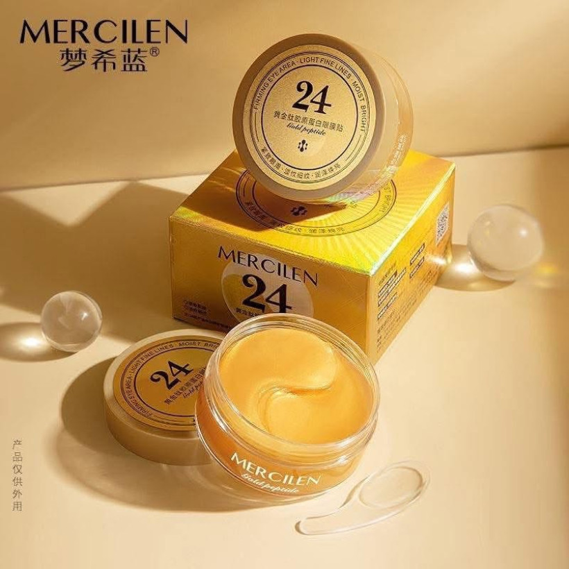 MERCILEN - Płatki pod oczy Collagen Gold 24K