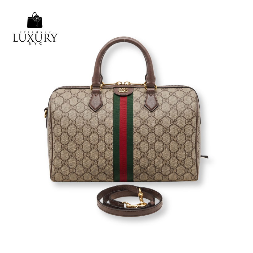 GUCCI Ophidia GG Supreme 2-Way Boston Bag (772065)