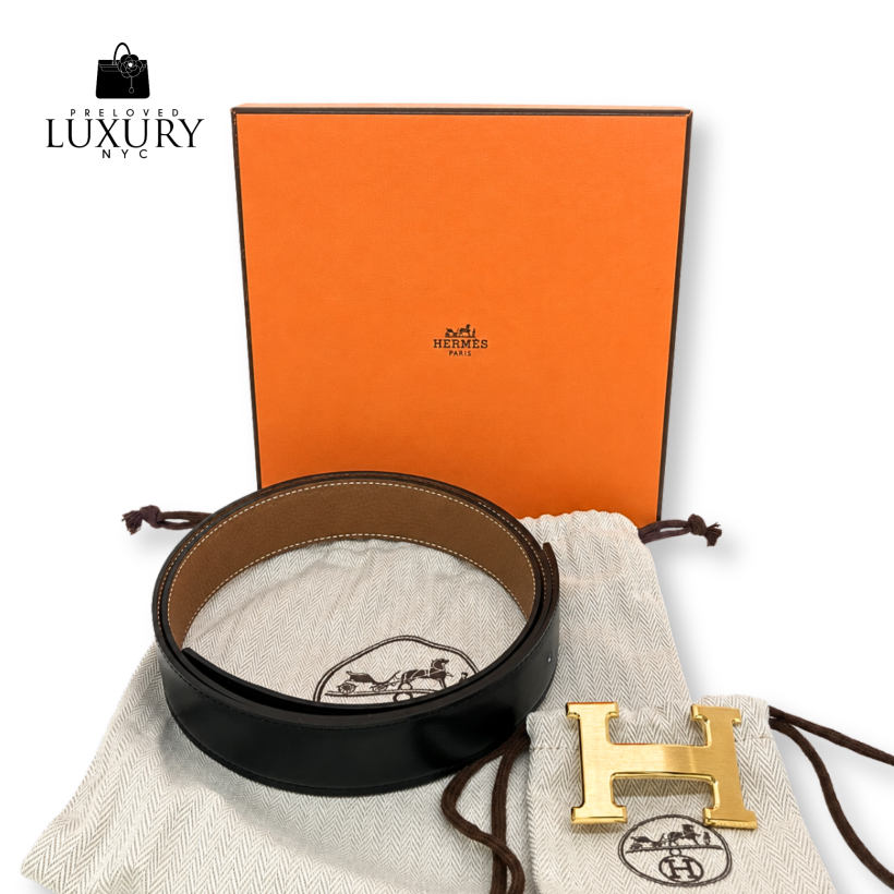 HERMES Constance H Reversible Belt (U Stamp)