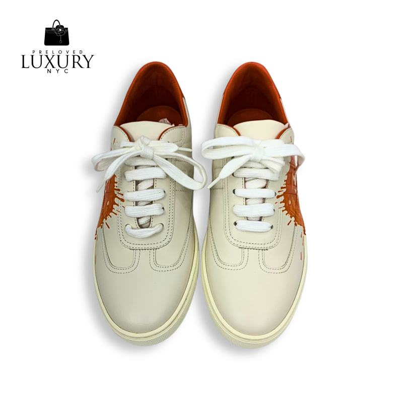HERMES Logo Sneakers