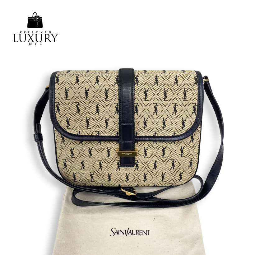 YSL Monogram Satchel Shoulder Bag (568604)
