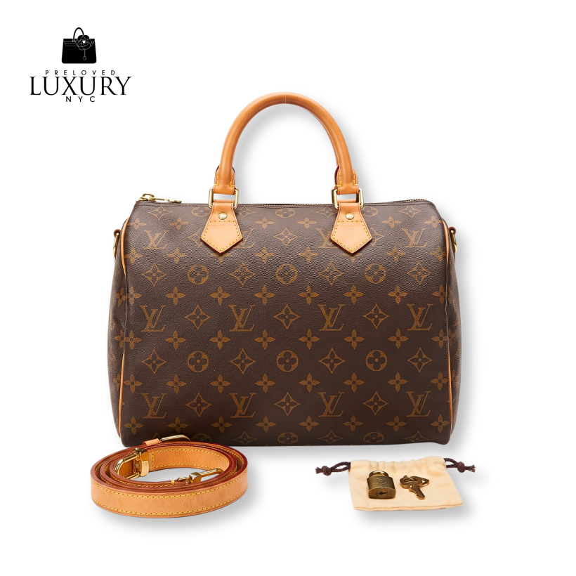 LOUIS VUITTON Monogram Speedy 30 Bandoulière