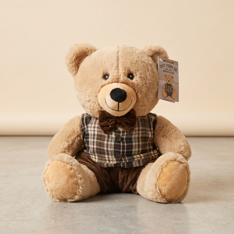 Pluszowy miś w eleganckim stroju 30 cm Bernard 