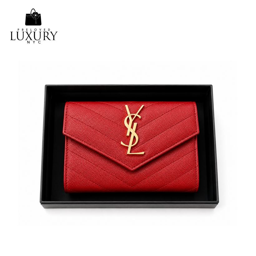YSL Monogram Cassandre Wallet