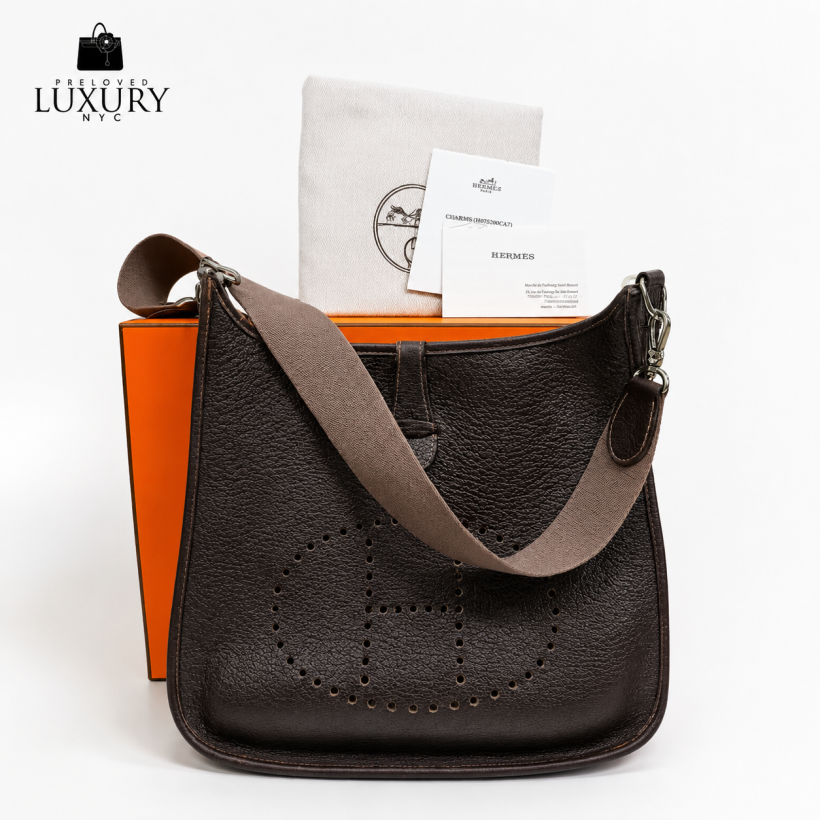 HERMES Evelyne 1 PM Shoulder Bag (C Stamp)