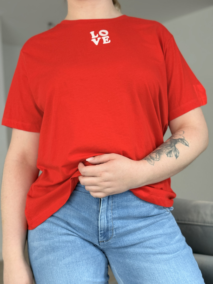 ICHI | T-shirt z nadrukiem | 100% bawełna | (XL)