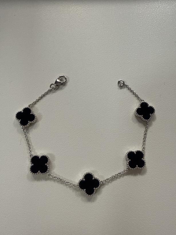 FIVE-CLOVER LINK BRACELET