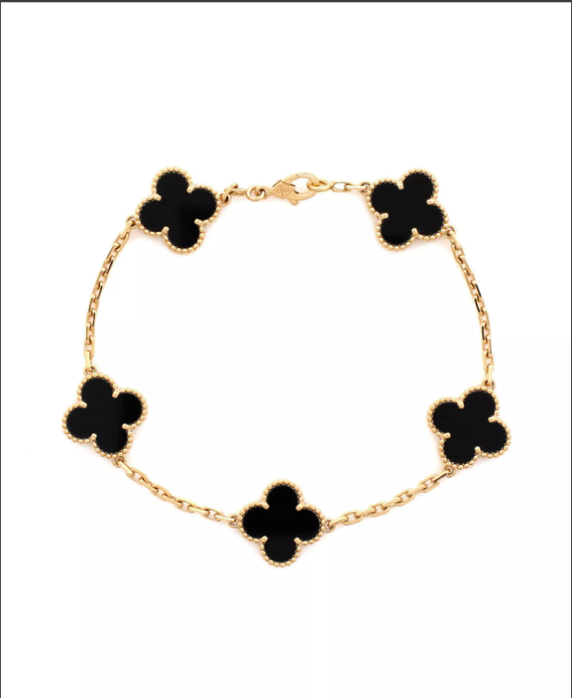 FIVE-CLOVER LINK BRACELET