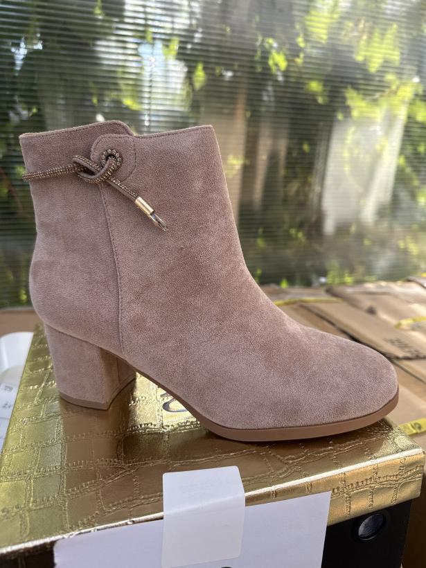 Jesień 8 botek cyrkonie khaki Tulipano Y1B-AX3817-18 khaki 