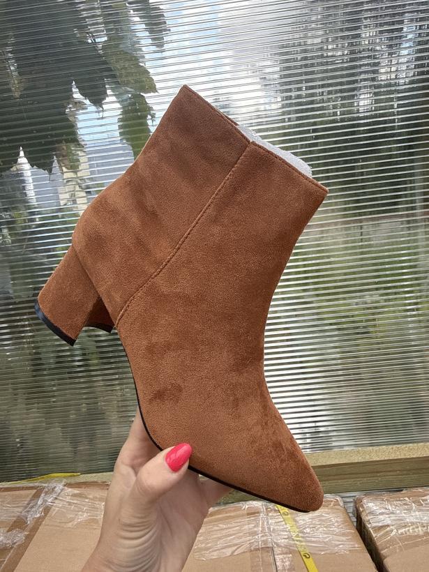 Jesień 15 botek szpic karmelowy Fashion&Bella Y4-AX3007-01 camel 