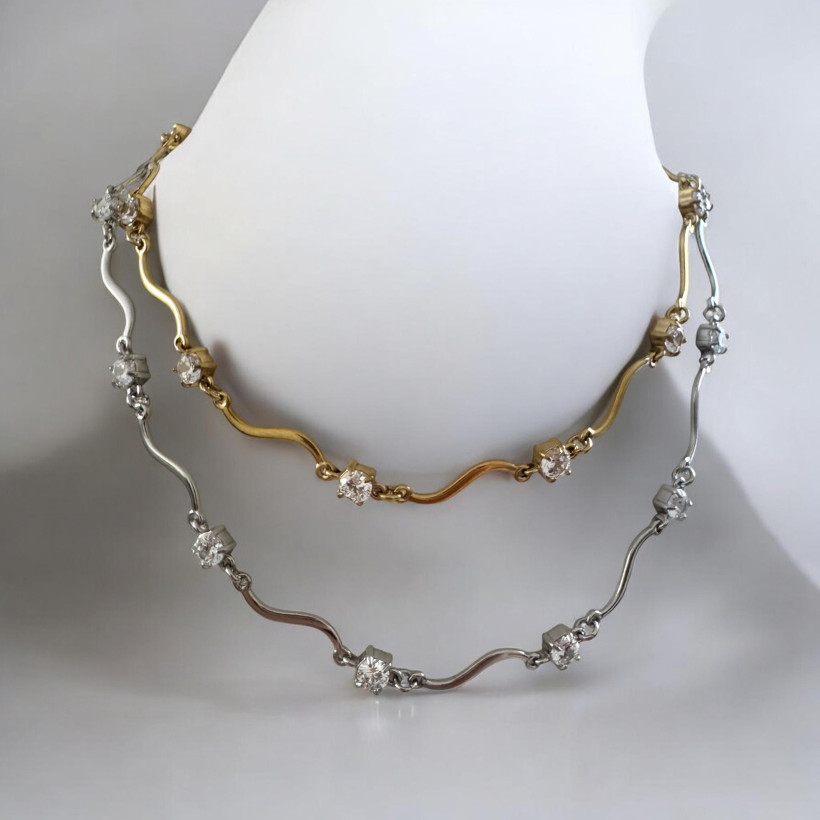 Collier strass
