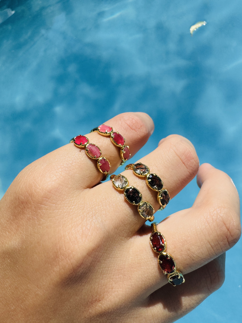 Bague pierres naturelles