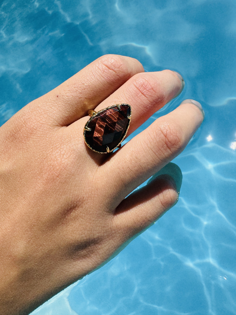 Bague œil de taureau