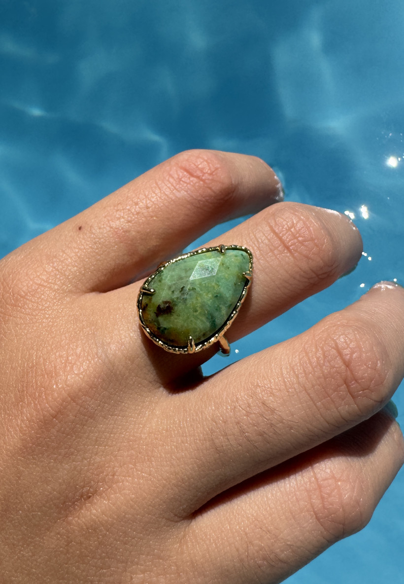 Bague turquoise mongolie