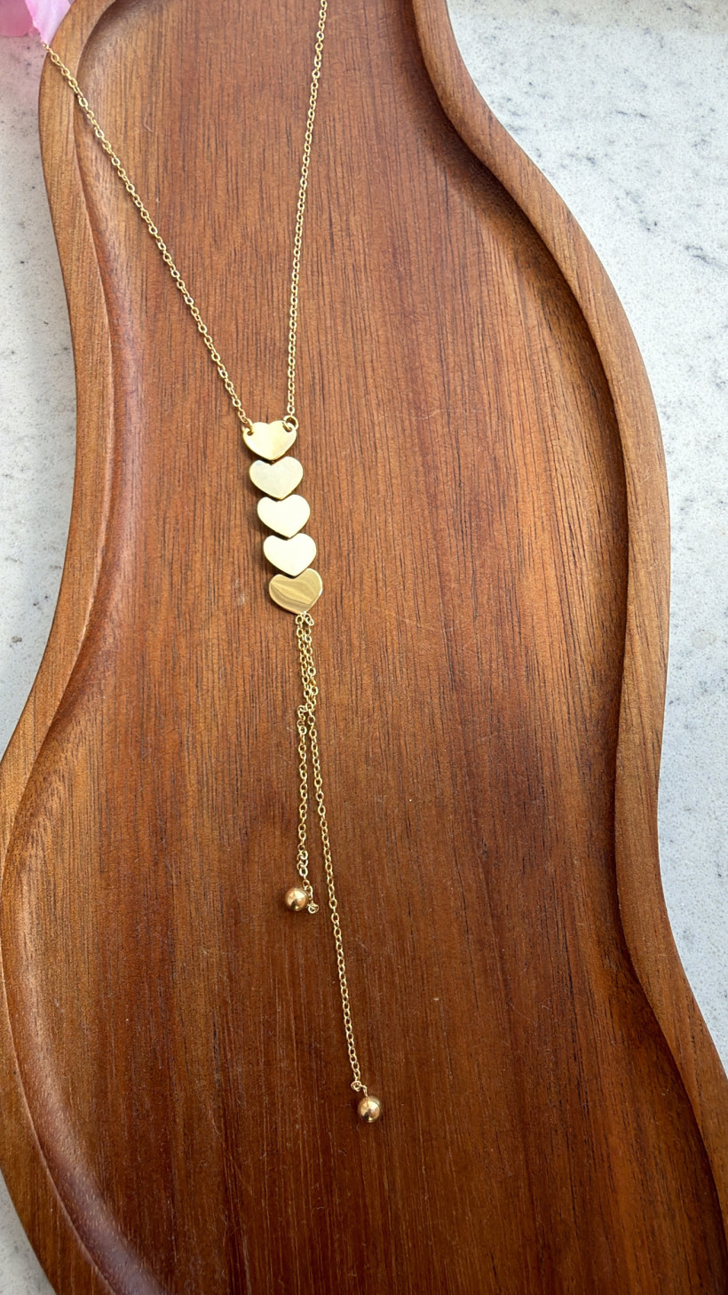 Celebrytka krawatka serce BLUEBERRY 15318 I