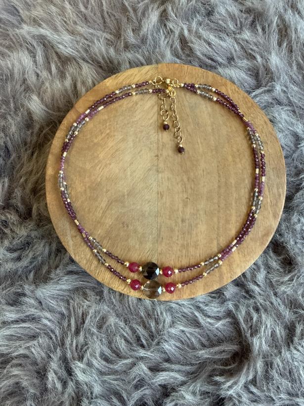 N DYMNE BORDO CHOKER