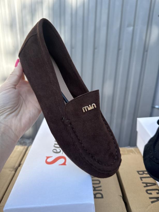Sis 4 mokasyn miękki miu brązowy Seastar T658P brown