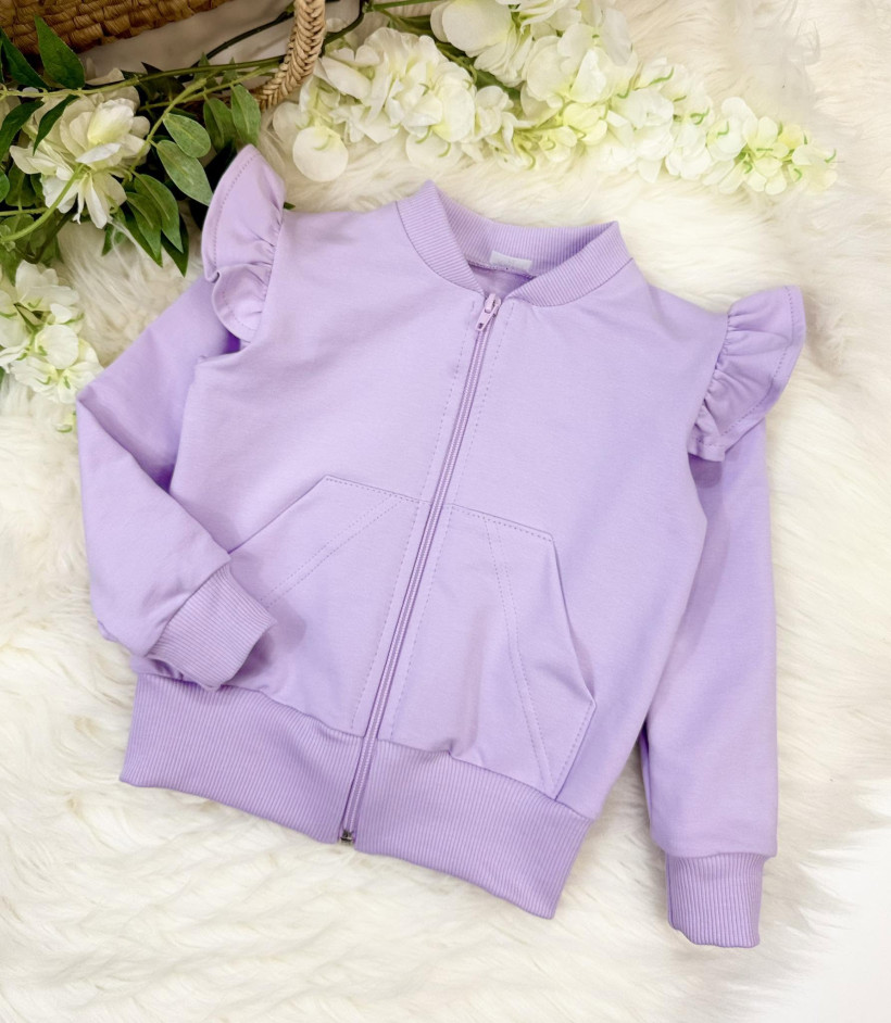Zula - bluza rozpinana jasny wrzos