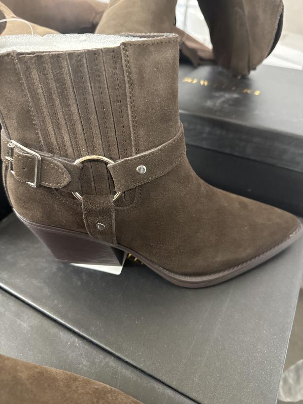 Siwiecki 6 kowbojka krótka klamra brąz NC1360K brown 