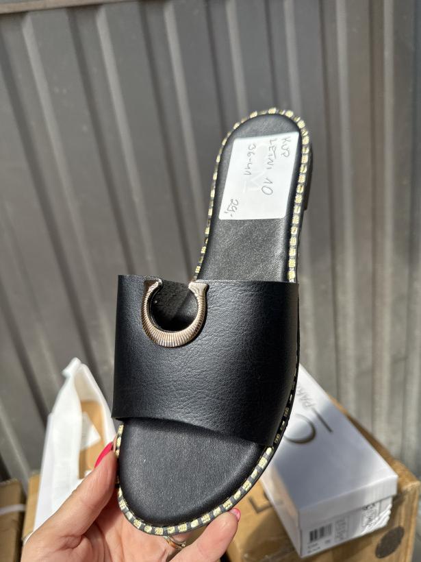 Letni 10 laczek czarny CM Paris 5168 black 