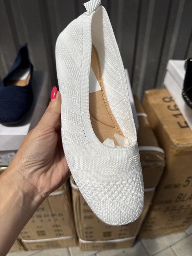 Letni 11 balerina biała 1242 white