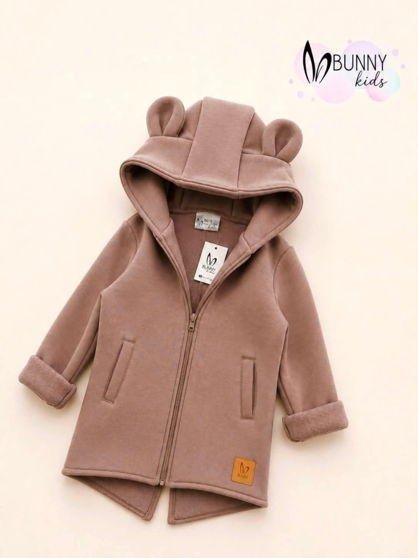 BLUZA OCIEPLANA FANGO  KAPTUR Z USZAMI BUNNY KIDS