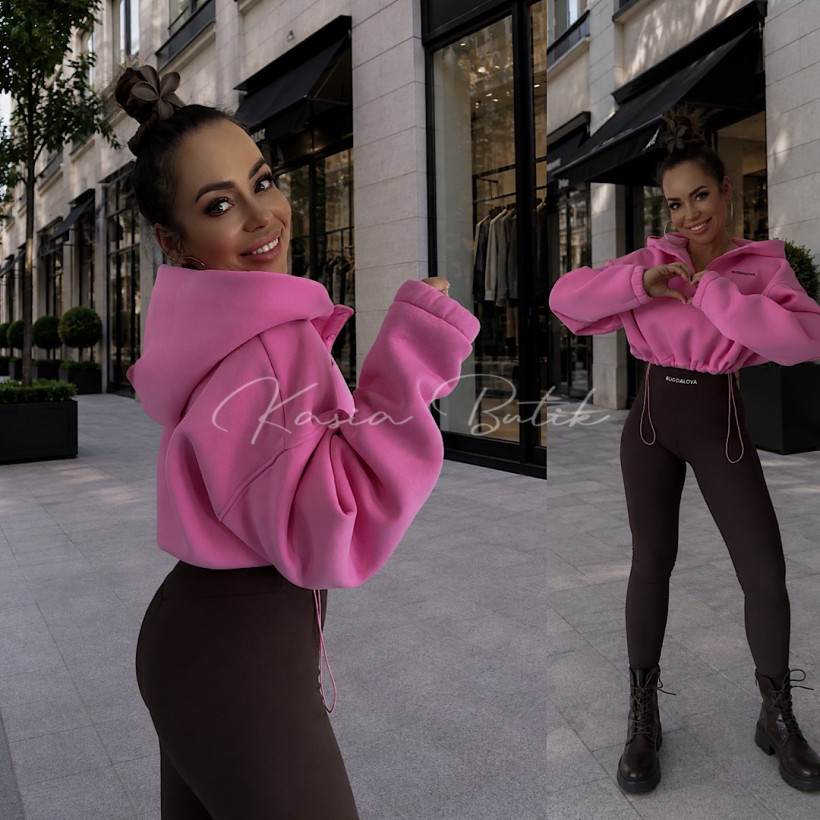 Bluza Bawełniana Bugdalova Short Barbie Róż 