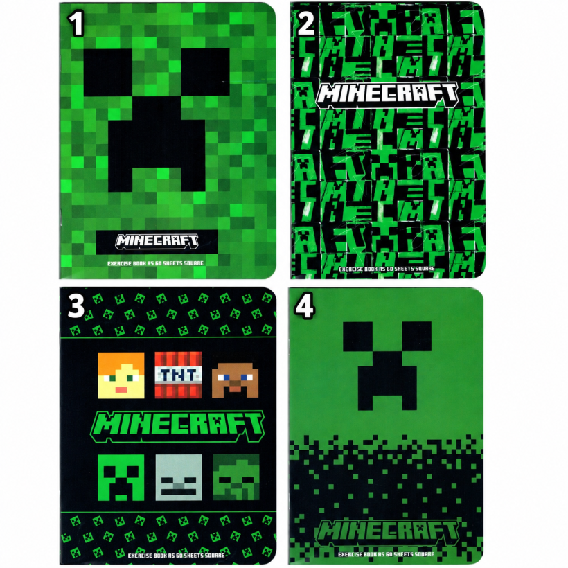 Zeszyt Minecraft Astra A5 – linia szeroka, 60 kartek
