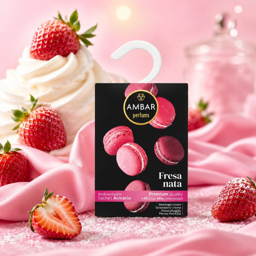 Sachets Armoire Fraise Chantilly – Ambar
