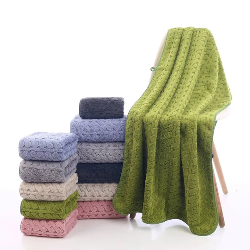 Ręcznik szybkoschnący, miękki i lekki 50x100cm MIX 6 sztuk 100% mikrofibra PK05