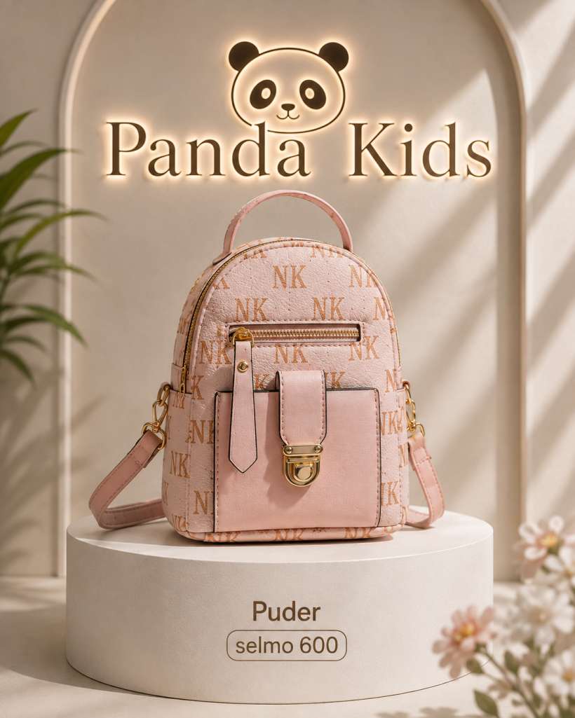 Plecak literki puder