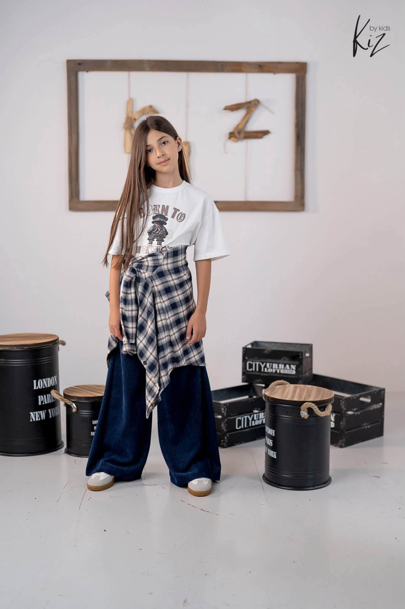 T-SHIRT  ŚMIETANKOWY BORN  KIZ