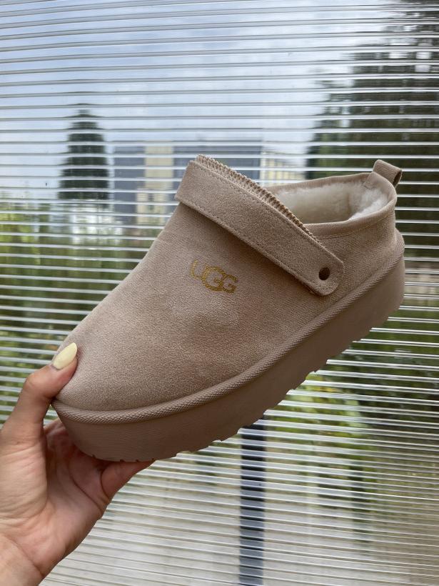 JESIENIARA 6 but givana pl361 beige beżowy laczek ugg z futerkiem 