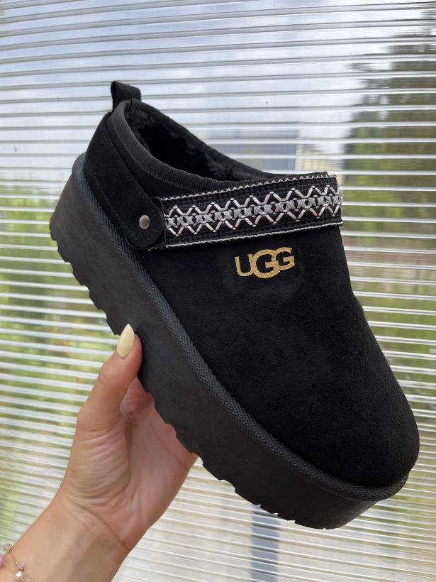 JESIENIARA 7 but givana pl361 black czarny ugg laczek z futerkiem