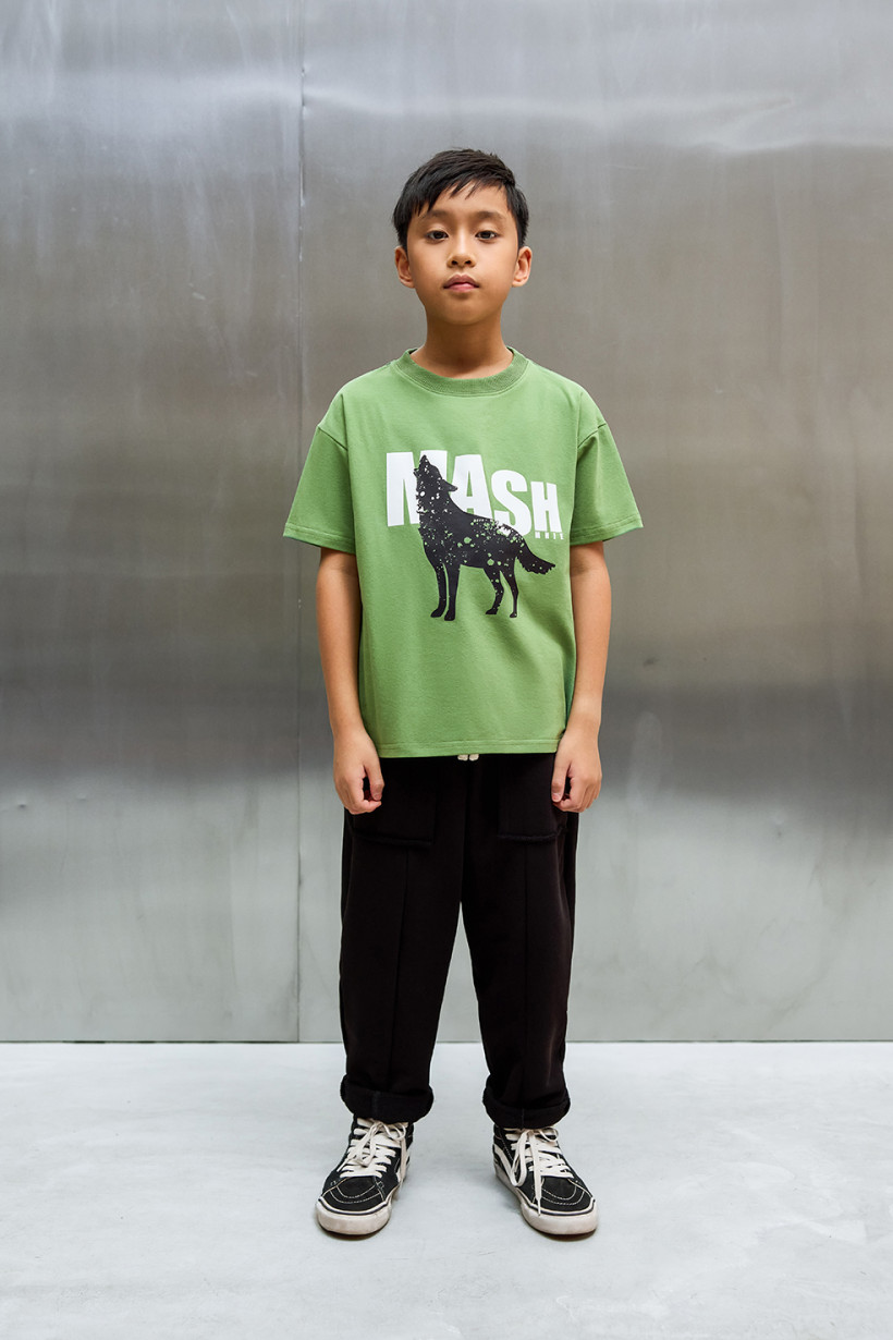 T-SHIRT ZIELONY  MASH MNIE 