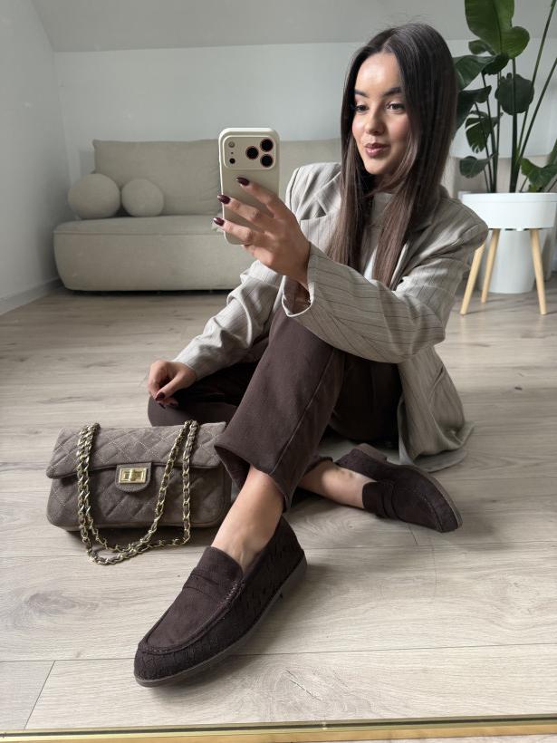 MOKASYNY 9886 BROWN