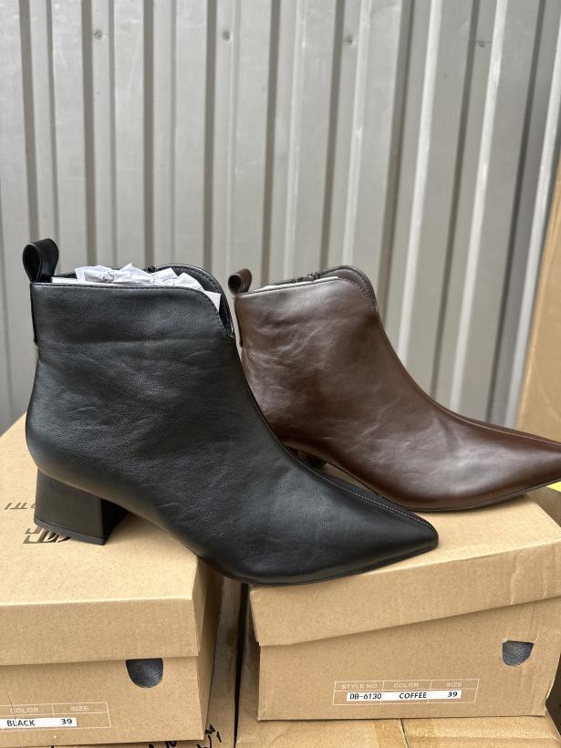 Elegant botek na klocku ponad kostkę Buonarotti DB-6130 2kolory