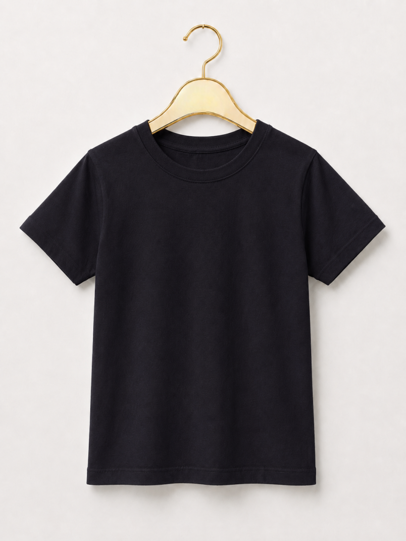 ZA T-shirt CZARNY-  bez grafiki